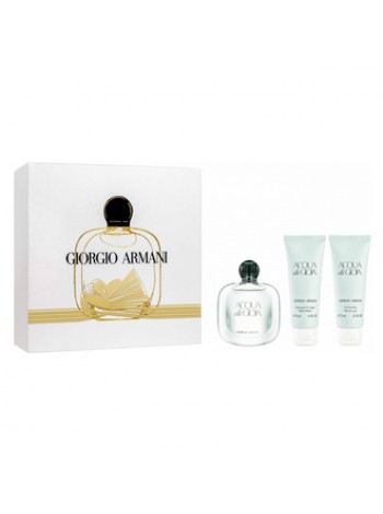 Armani Acqua di Gioia Подарочний набір (парфумована вода 50 мл + лосьон для тіла 75 мл + гель для душу 75 мл)