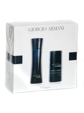 Armani Code Pour Homme Подарочний набір (туалетна вода 75 мл + стіковий дезодорант 75 мл)