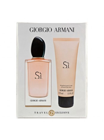 Armani Si Eau de Parfum Подарочный набор (парфюмированная вода 100 мл + лосьон для тела 75 мл)