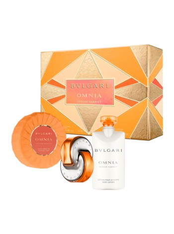 Bvlgari Omnia Indian Garnet Подарочний набір (туалетна вода 65 мл + лосьйон для тіла 75 мл + свічка 75 г)