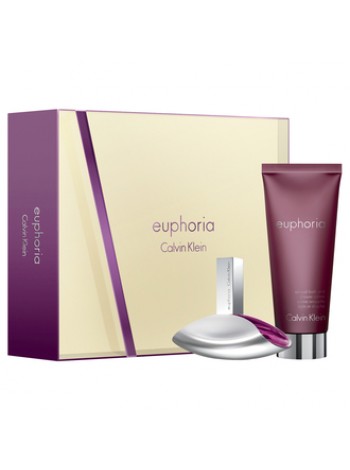 Calvin Klein Euphoria Подарочний набір (парфумована вода 100 мл + лосьйон для тіла 100 мл)