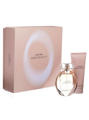 Calvin Klein Sheer Beauty Подарунковий набір (туалетна вода 100 мл + лосьйон для тіла 100 мл)