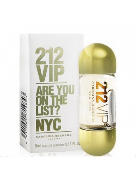Carolina Herrera 212 VIP миниатюра 5 мл