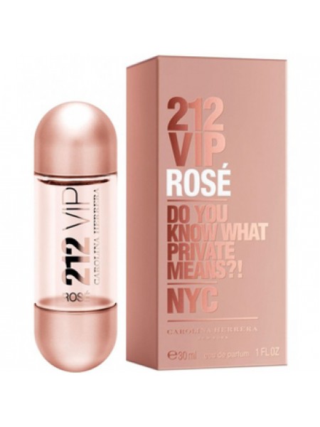 Carolina Herrera 212 VIP Rose парфюмированная вода 30 мл