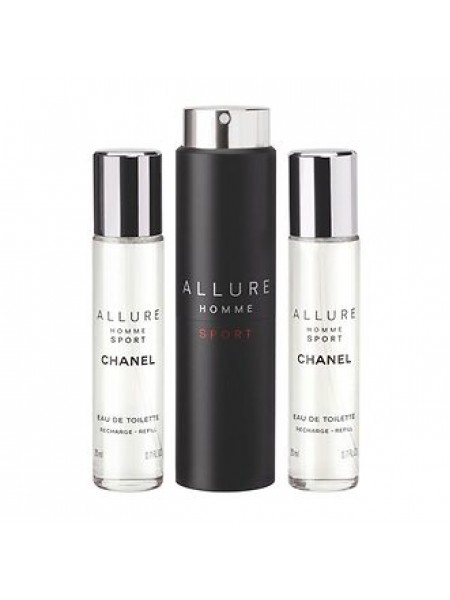 Chanel Allure Homme Sport корпус + туалетна вода 3*20 мл