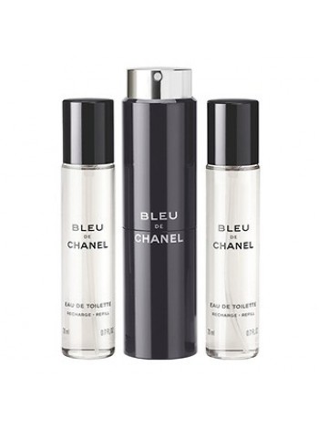 Chanel Bleu de Chanel туалетна вода 20 мл + запасний флакон 2*20 мл