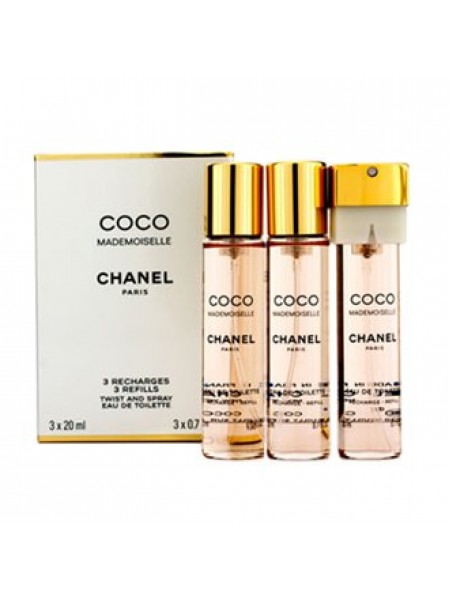 Chanel Coco Mademoiselle Eau de Toilette туалетна вода 3x20 мл
