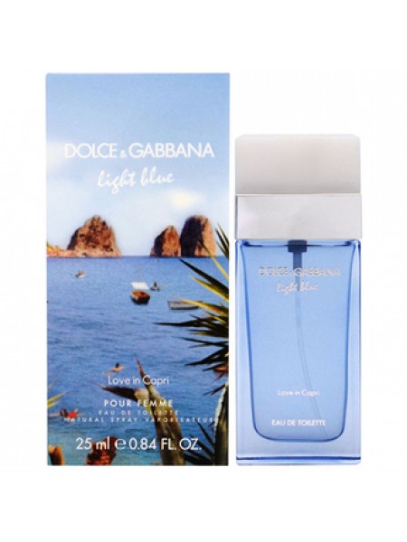 D&G Light Blue Love in Capri туалетная вода 25 мл