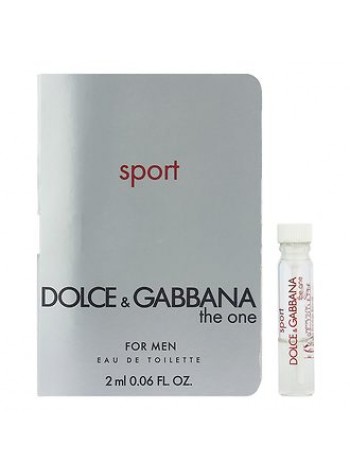 D&G The One Sport пробник 2 мл