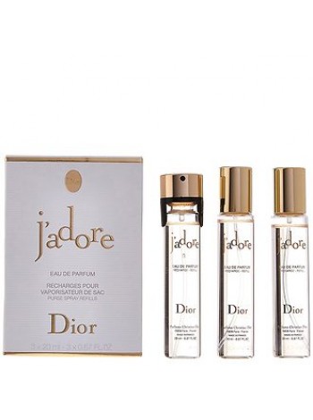 Діор J'adore Eau de Parfum запасний флакон (парфумована вода) 3х20 мл