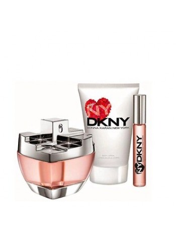 DKNY My NY Подарунковий набір (мініатюра 10 мл + парфумована вода 100 мл + лосьйон для тіла 100 мл)
