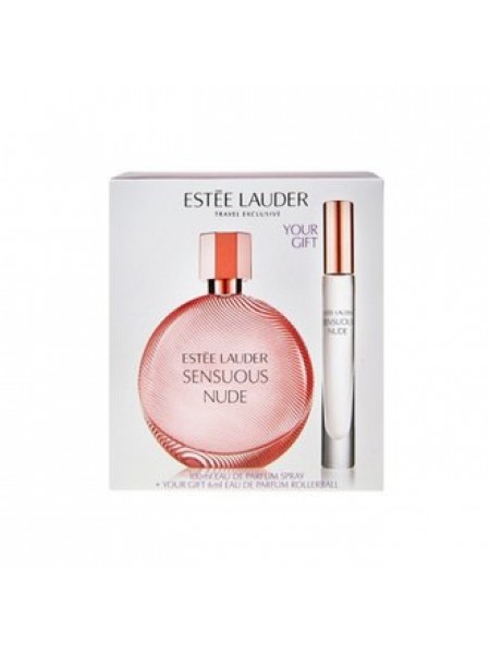 Estee Lauder Sensuous Nude Подарочный набор (парфюмированная вода 100 мл + ручка-роллер 6 мл)