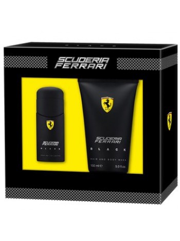Ferrari Scuderia Black Подарочний набір (туалетна вода 30 мл + гель для душу 150 мл)
