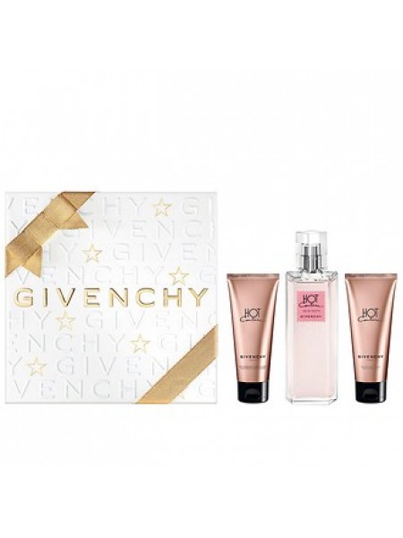 Givenchy Hot Couture Eau de Toilette Подарочный набор (туалетная вода 100 мл + лосьон для тела 75 мл + гель для душа 75 мл)