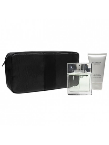 Guerlain Homme Подарунковий набір (туалетна вода 80 мл + гель для душу 75 мл + косметичка)