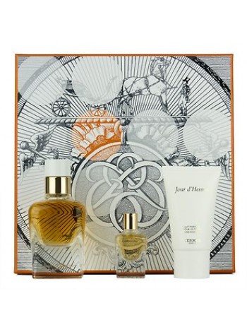 Гермес Jour d'Hermes Absolu Подарунковий набір (парфумована вода 50 мл + лосьйон для тіла 30 мл + мініатюра 7.5 мл)
