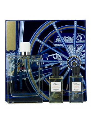 Hermes Terre d'Hermes Eau Tres Fraiche Подарочний набір (туалетна вода 125 мл + гель для душу 40 мл + лосьйон після гоління 40)
