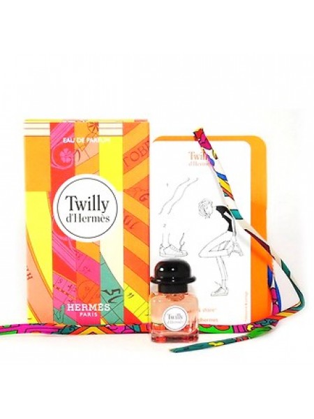Hermes Twilly d'Hermes Подарочний набір (мініатюра 7.5 мл + декоративний шнурок)