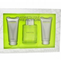 Kenneth Cole Reaction для чоловіків Подарунковий набір (туалетна вода 100 мл + гель після гоління 100 мл + гель для душу 200 мл)