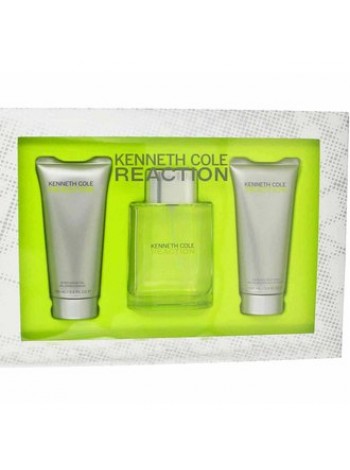 Kenneth Cole Reaction для чоловіків Подарунковий набір (туалетна вода 100 мл + гель після гоління 100 мл + гель для душу 200 мл)