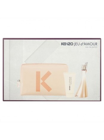 Kenzo Jeu d'Amour Подарочный набор (парфюмированная вода 50 мл + молочко для тела 50 мл + косметичка)