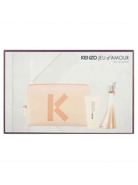 Kenzo Jeu d'Amour Подарочний набір (парфумована вода 50 мл + молочко для тіла 50 мл + косметичка)