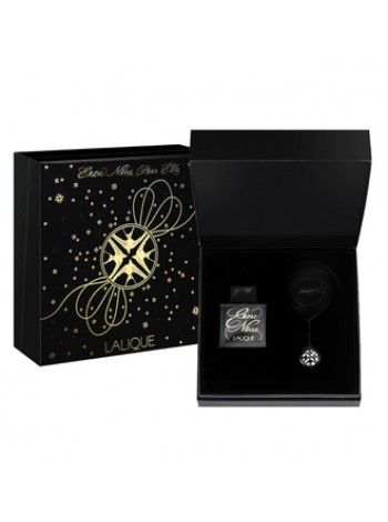 Lalique Encre Noire Pour Elle Подарочний набір (парфумована вода 100 мл + ожерельє)