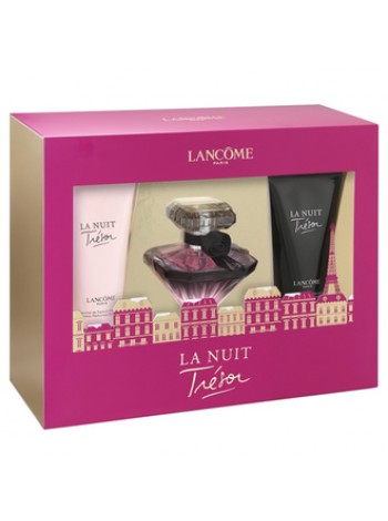 Lancome La Nuit Tresor Подарунковий набір (туалетна вода 30 мл + лосьйон для тіла 50 мл + гель для душу 50 мл)