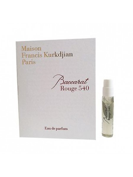 Maison Francis Kurkdjian Baccarat Rouge 540 зразок 2 мл