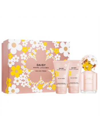 Марк Джейкобс Daisy Eau So Fresh Подарунковий набір (туалетна вода 75 мл + лосьйон для тіла 75 мл + гель для душу 75 мл)