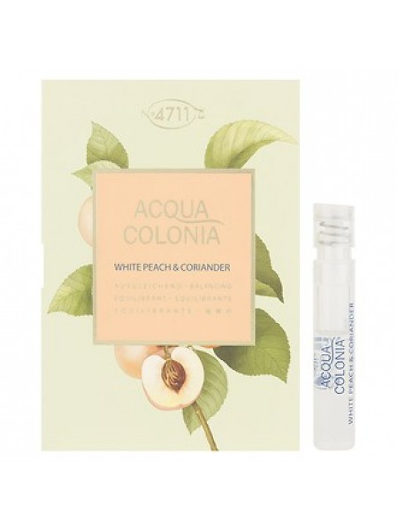 Maurer & Wirtz 4711 Acqua Colonia White Peach & Coriander зразок 1 мл