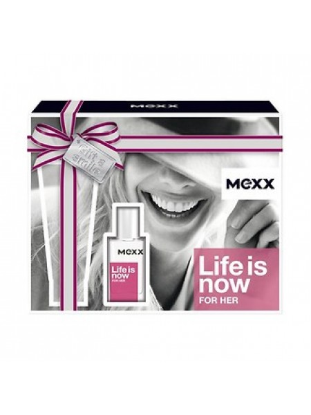 Mexx Life тепер для неї Подарунковий набір (туалетна вода 15 мл + лосьйон для тіла 50 мл)