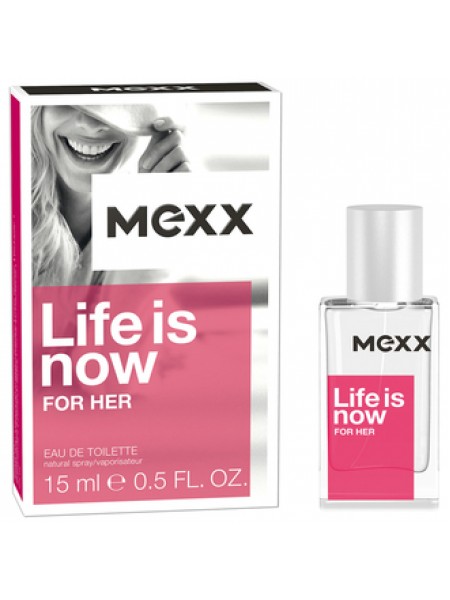 Mexx Life is Now for Her туалетна вода 15 мл
