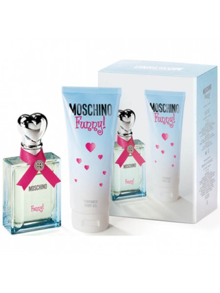Moschino Funny Подарочный набор (туалетная вода 25 мл + гель для тела 50 мл)