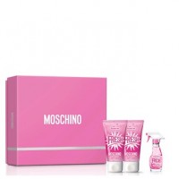 Moschino Pink Fresh Couture Подарочный набор (туалетная вода 5 мл + гель для душа 25 мл + лосьон для тела 25 мл)