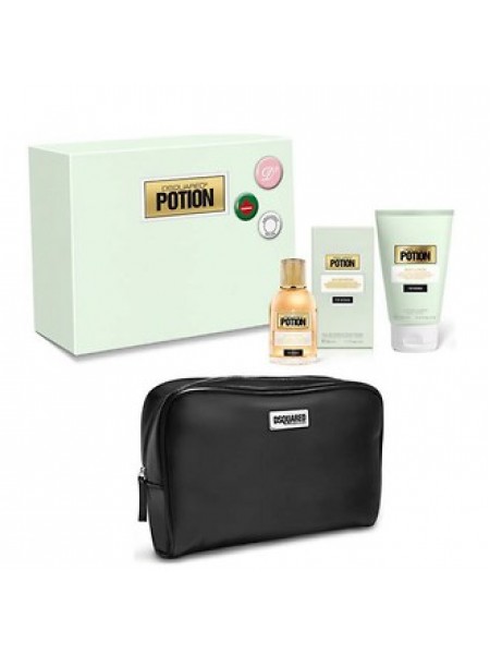 Dsquared2 Potion For Woman подарочный набор (парфюмированная вода 50мл + лосьон для тела 100мл + сумка)
