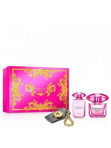 Versace Bright Crystal Absolu подарочный набор (парфюмированная вода 90 мл + лоьсон для тела 100 мл + бирка)
