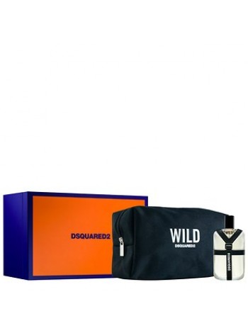 Dsquared2 Wild Подарочный набор (туалетная вода 50 мл + косметичка)