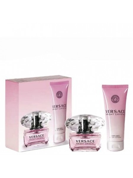Versace Bright Crystal подарочный набор (туалетная вода 90 мл + лосьон для тела 100 мл)