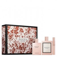 Gucci Bloom Подарунковий набір (парфумована вода 100 мл + мініатюра 7 мл + лосьйон для тіла 100 мл)