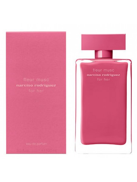 Narciso Rodriguez Fleur Musc For Her Подарочный набор (парфюмированная вода 100 мл + миниатюра 10 мл + лосьон для тела 75 мл)