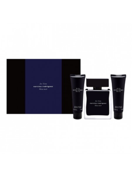 Narciso Rodriguez For Him Bleu Noir Подарочный набор (туалетная вода 100 мл + гель для душа 2x75 мл)