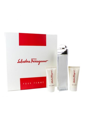 Salvatore Ferragamo Подарунковий набір (парфумована вода 100 мл + лосьйон для тіла 50 мл + гель для душу 50 мл)
