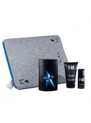 Thierry Mugler A*Men Подарочный набор (туалетная вода 100 мл + гель для душа 50 мл + стиковый дезодорант 20 г + сумка)