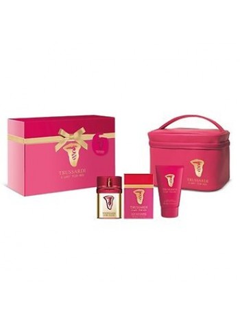 Trussardi A Way for Her Подарунковий набір (туалетна вода 100 мл + лосьйон для тіла 100 мл + несесер)