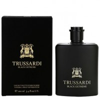 Trussardi Black Extreme Подарочный набор (туалетная вода 100 мл + гель для душа 100 мл + сумка)