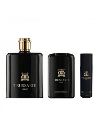 Trussardi Uomo Trussardi 2011 Подарочний набір (туалетна вода 100 мл + гель для душу 200 мл + дезодорант-спрей 100 мл)