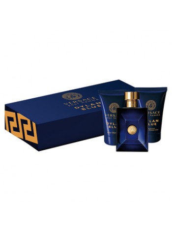 Versace Pour Homme Dylan Blue Подарунковий набір (туалетна вода 50 мл + бальзам після гоління 50 мл + гель для душу 50 мл)