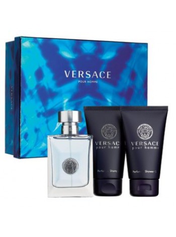 Versace Pour Homme Подарунковий набір (туалетна вода 50 мл + гель для душу 50 мл + шампунь 50 мл)