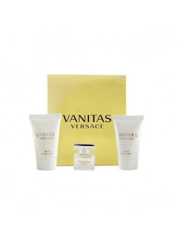 Versace Vanitas Eau de Toilette Подарочный набор (туалетная вода 4.5 мл + лосьон для тела 25 мл + гель для душа 25 мл)
